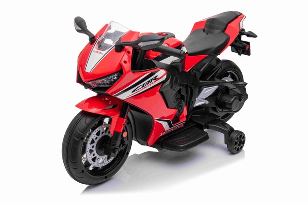 Electric Motorbike HONDA CBR 1000RR, Licensed, 12V battery, Leatherette seat, Plastic wheels, 30W En