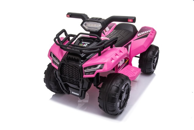 Electric QUAD MINI 6V, Pink, MP3 player with USB / AUX input, 1 X 25W Engine, 6V / 4Ah battery, func