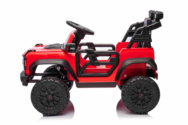Electric Ride-On Car Ford Bronco with Rear-Wheel Drive, Licensed (Single-Seater), Red, Lithium Batte