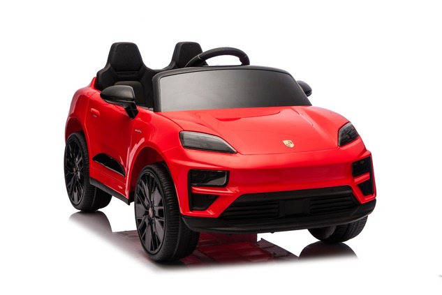 Electric Ride-on car Porsche Macan 12V Licensed with rear-wheel drive (Single seat), red, Lithium ba