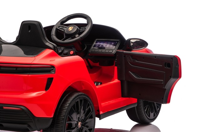 Electric Ride-on car Porsche Macan 12V Licensed with rear-wheel drive (Single seat), red, Lithium ba