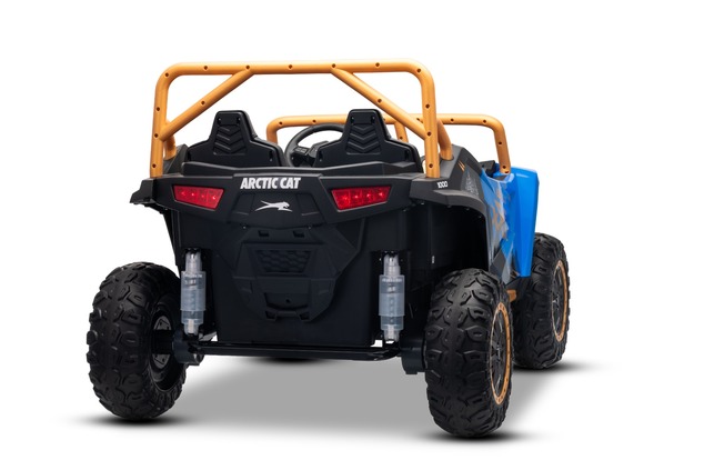 Electric Ride-on buggy Artic CAT XXL 4x4 24V, blue, two-seater, Soft EVA wheels, Powerful engines, L