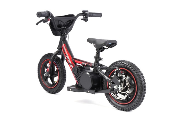 Children's electric balancer RIRIBIKE RTX3 24V (12"), red, Lithium battery, 100W motor, Disc brake, 
