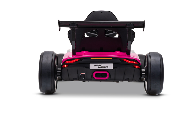 Drift kart elettrico per bambini 24 V | Beneo Motors Drift Car | Rosa | 2 × 200 W | Batteria al litio