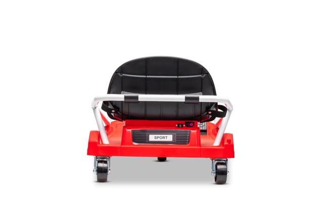 Drift kart elettrico Beneo Motors 24V, Rosso, Motore brushless 300 W, Batteria al litio, Modalità dr