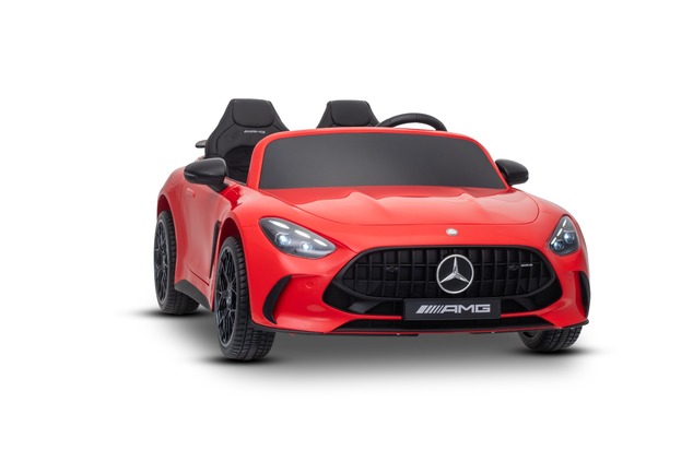 Electric Ride-on car Mercedes GT63 AMG 24V with 4x4 drive, red, Two-seater, Adjustable driver's seat