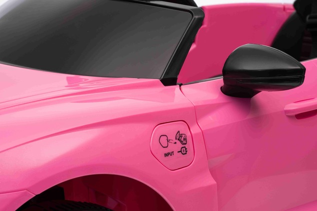 Electric Ride-on car Audi RS E-tron GT 12V, pink, wide single seat, 2.4 GHz remote control, USB / AU