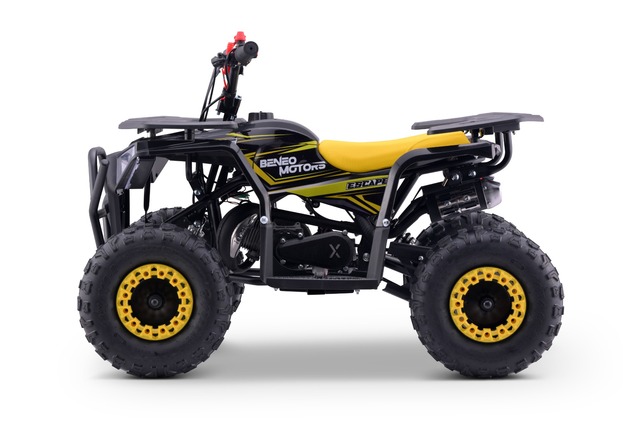 Benzine quad voor kinderen 49 cc | Beneo Motors Escape | Geel
