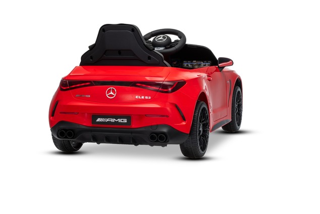 Electric Ride-on car Mercedes CLE 12V with rear-wheel drive, red, Single seater, Lithium battery, LE