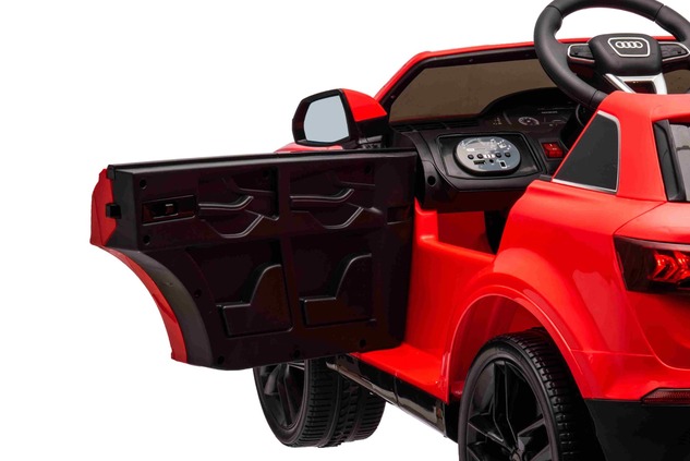 Audi Q7 Kinder Elektroauto Rot, Einsitzer, Unabhängige Federung, 12-V-Batterie, Fernbedienung