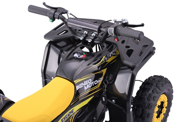 Mini quad électrique enfant 800 W | Beneo Motors Escape Jaune | À partir de 4 ans | Limiteur de vite