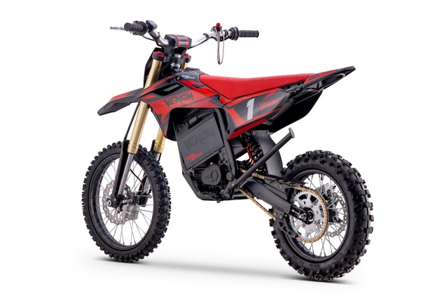 Motocross elettrica 6500W | Beneo Motors Venom Rosso | 72V Samsung Litio | 80 km/h