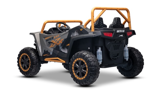Electric Ride-on buggy Artic CAT XXL 4x4 24V, gray, two-seater, Soft EVA wheels, Powerful engines, L