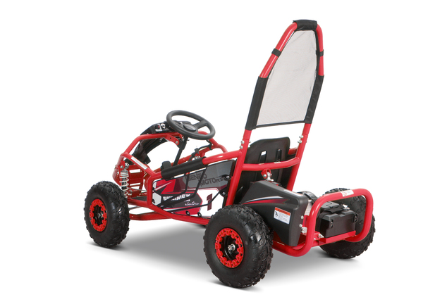 Go-kart électrique 1 000 W | Beneo Motors BUGGY RSX Electric | Rouge | 48 V | 30 km/h