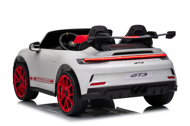 Porsche 911 GT3 RS macchina elettrica per bambini 24V 4x4 | con licenza | Beneo Motors | 2 posti | Batteria al litio | Sedili in similpelle ROSSI | Ruote EVA