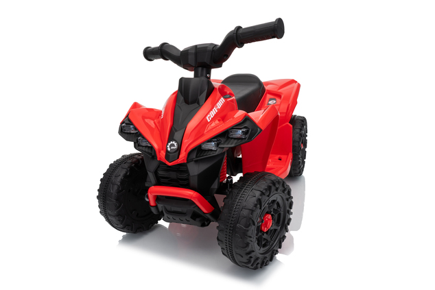 Licencovaná dětská elektrická mini čtyřkolka 25 W | Can-Am Renegade | Lithiový akumulátor 7,2 V | Červená