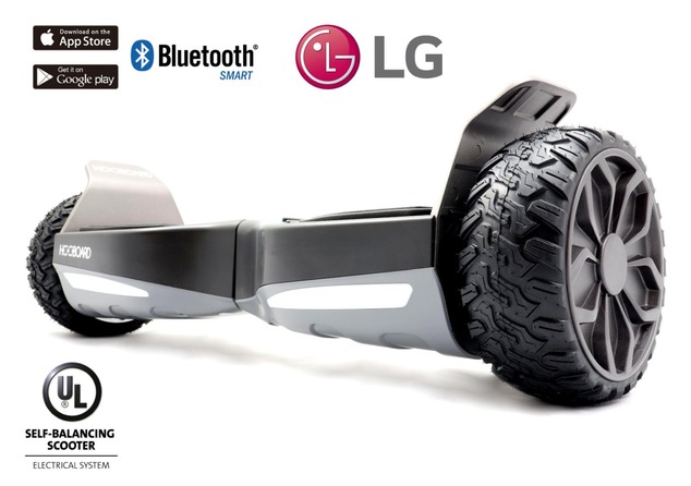 Hooboard GO! 6,5" Hoverboard tout-terrain, gyropode intelligent, certifié UL, batterie LG