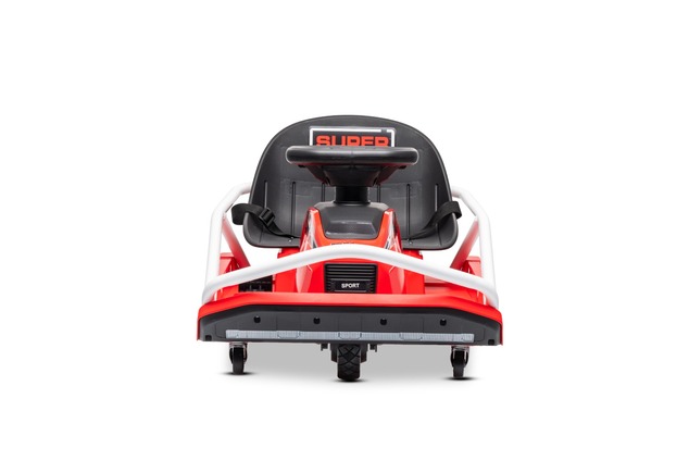 Drift kart elettrico Beneo Motors 24V, Rosso, Motore brushless 300 W, Batteria al litio, Modalità dr