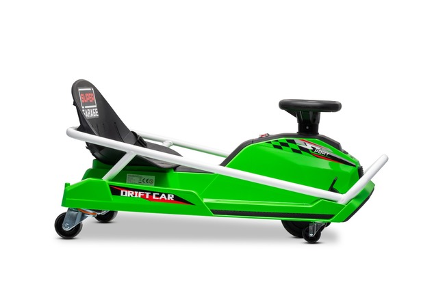 Drift kart elettrico 24V | Beneo Motors | Verde | Motore brushless 300 W | Batteria al litio | Modal