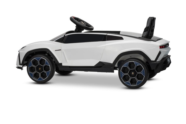 Electric Ride-on Car Lamborghini Lanzador 12V with rear-wheel drive, licensed (Single seater), white