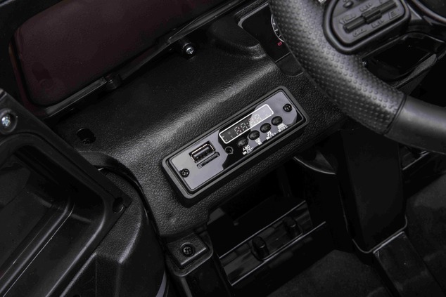 Electric ride-on car Mercedes G with high doors, black, Single seater, 12V battery, 2.4 GHz Remote c