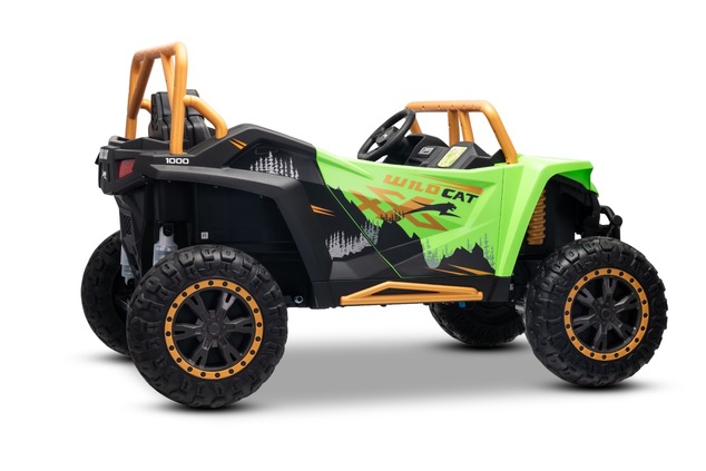 Electric Ride-on buggy Artic CAT XXL 4x4 24V, green, two-seater, Soft EVA wheels, Powerful engines, 