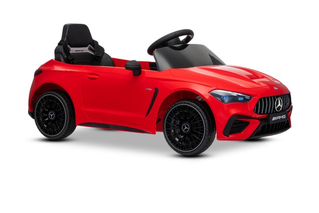 Electric Ride-on car Mercedes CLE 12V with rear-wheel drive, red, Single seater, Lithium battery, LE