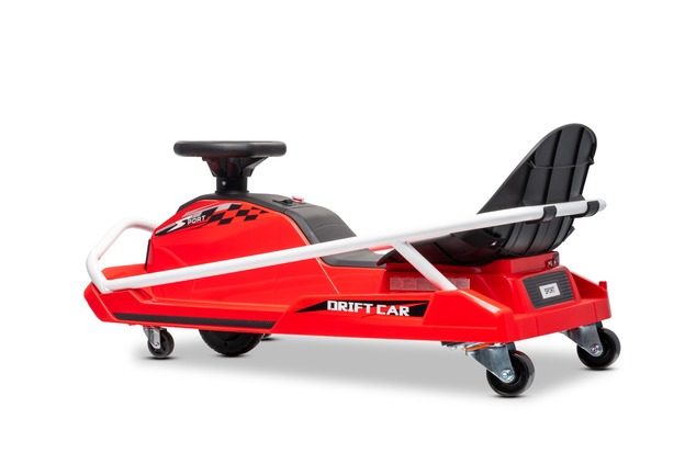 Drift kart elettrico Beneo Motors 24V, Rosso, Motore brushless 300 W, Batteria al litio, Modalità dr