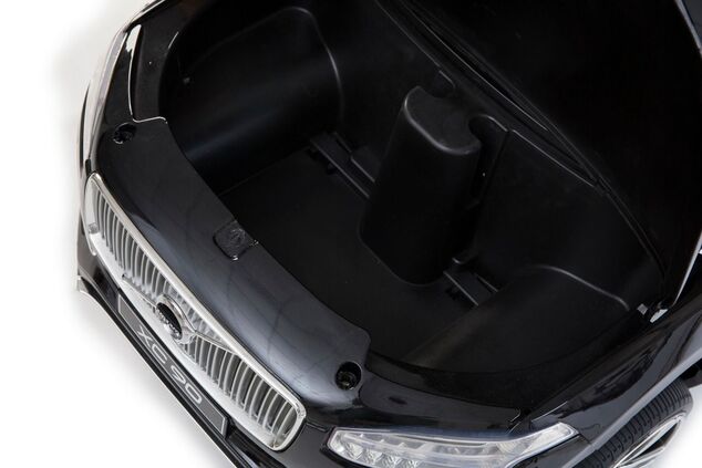 Electric Ride-On Volvo XC90, Black, Double Leather Seat, MP3 player with USB Input, Opening doors an