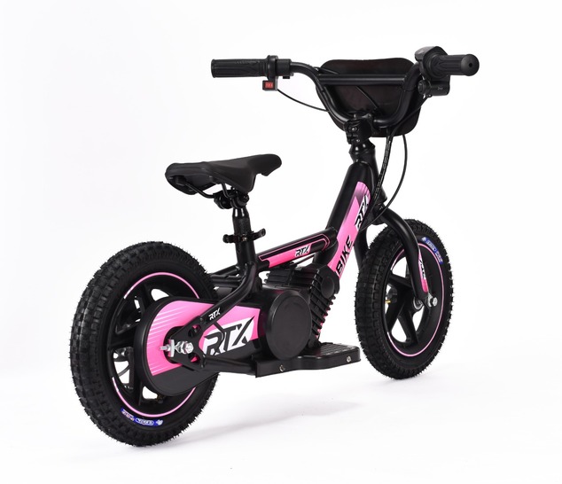 Children's electric balancer RIRIBIKE RTX3 24V (12"), pink, Lithium battery, 100W motor, Disc brake,