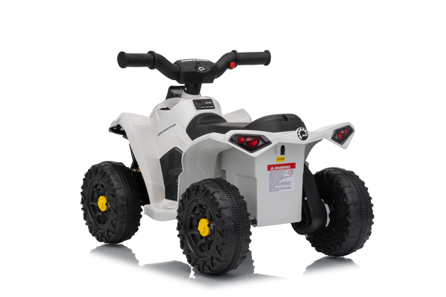 Licencovaná dětská elektrická mini čtyřkolka 25 W | Can-Am Renegade | Lithiový akumulátor 7,2 V | Bílá