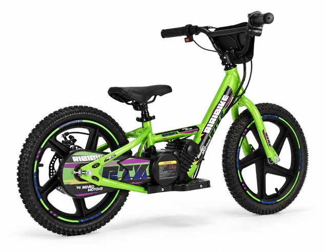 Elektrické odrážedlo 24 V, 250 W, 16" kola | Beneo Motors RIRIBIKE RTX6 | Zelené