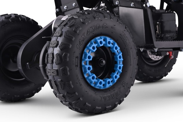 Kids Electric Mini Quad 800W | Beneo Motors Escape Blue | Ages 4+ | 3-Speed Limiter