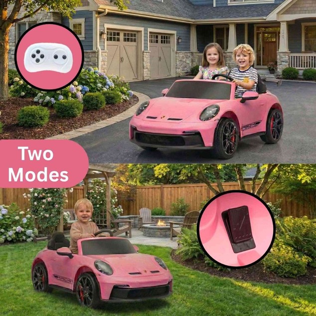 Kids Electric Ride-On Porsche 911 GT3 24V 4x4 | Licensed | Beneo Motors | 2 Seater | Lithium Battery