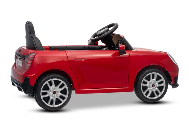 Electric Ride-on car Mini Cooper 12V, red, MP3 Player with USB and Bluetooth connection, 2.4 GHz rem
