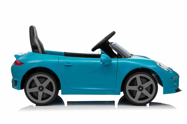 Electric Ride-on car RUF GT 12V, blue, Opening doors, 2.4 GHz remote control, LED lights front and r