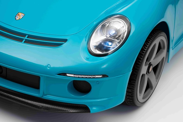 Electric Ride-on car RUF GT 12V, blue, Opening doors, 2.4 GHz remote control, LED lights front and r