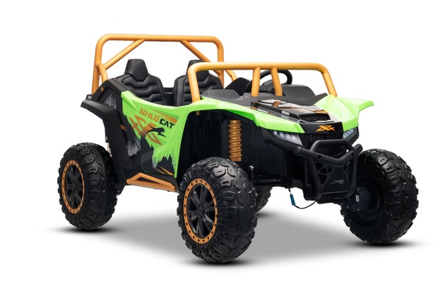 Electric Ride-on buggy Artic CAT XXL 4x4 24V, green, two-seater, Soft EVA wheels, Powerful engines, 