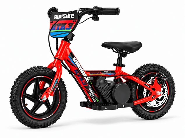 Elektrické odrážedlo | Beneo Motors RIRIBIKE RTX3 | Červené | 24 V | Motor 100 W | 12" kola