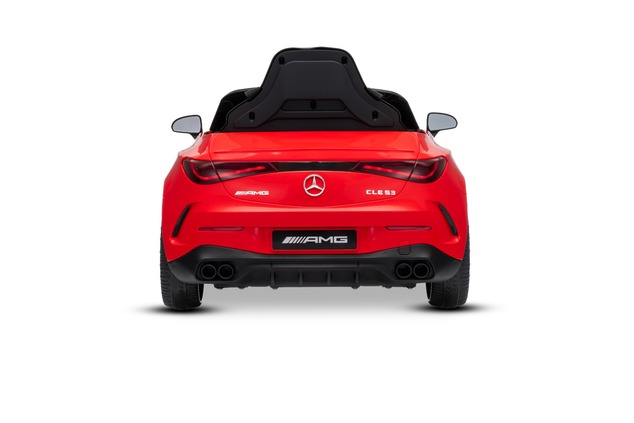 Electric Ride-on car Mercedes CLE 12V with rear-wheel drive, red, Single seater, Lithium battery, LE