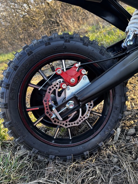 Kids Petrol Dirt Bike 50cc | Beneo Motors CROSS XM Red | Ages 4–8 | Speed Limiter