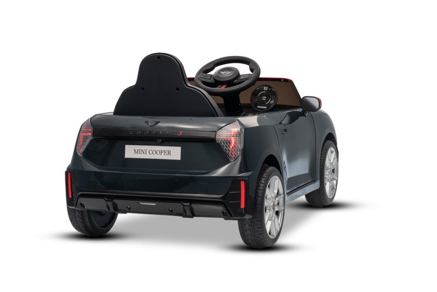 Electric Ride-on car Mini Cooper 12V, black, MP3 Player with USB and Bluetooth connection, 2.4 GHz r