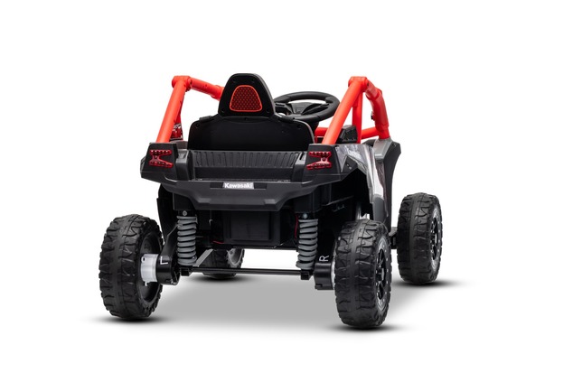 Electric Ride-on car Kawasaki TERYX KRX 1000 12V, red, single seat, rear axle suspension, 2.4 Ghz re