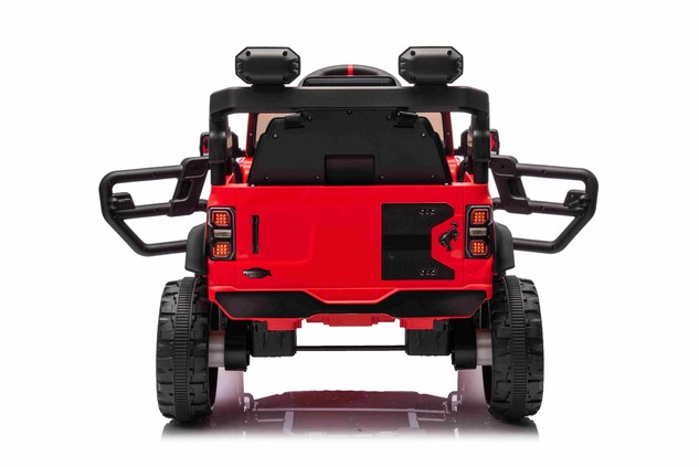 Electric Ride-On Car Ford Bronco with Rear-Wheel Drive, Licensed (Single-Seater), Red, Lithium Batte