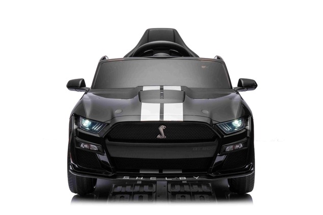 Ford Shelby Mustang GT 500 Cobra Electric Ride-on car, Black, 2.4 GHz Remote control, USB input, LED