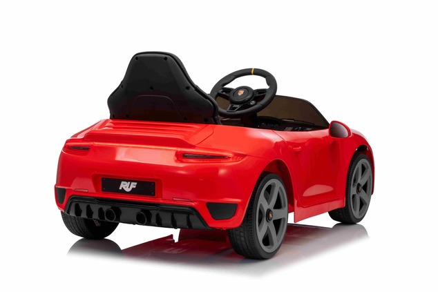 Electric Ride-on car RUF GT 12V, red, Opening doors, 2.4 GHz remote control, LED lights front and re