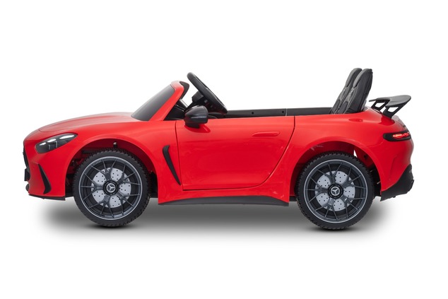 Electric Ride-on car Mercedes GT63 AMG 24V with 4x4 drive, red, Two-seater, Adjustable driver's seat