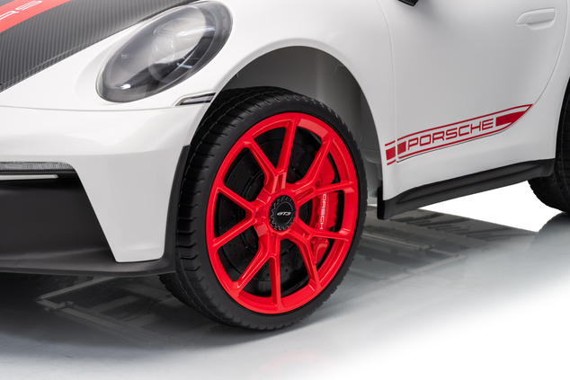 Porsche 911 GT3 RS macchina elettrica per bambini 24V 4x4 | con licenza | Beneo Motors | 2 posti | Batteria al litio | Sedili in similpelle ROSSI | Ruote EVA