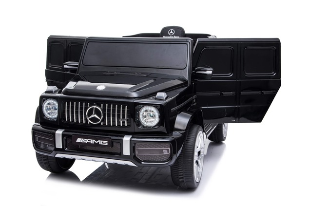 Open Box – Like New Electric Ride on Car Mercedes G New, Black, Original Licenced, Battery Powered, 