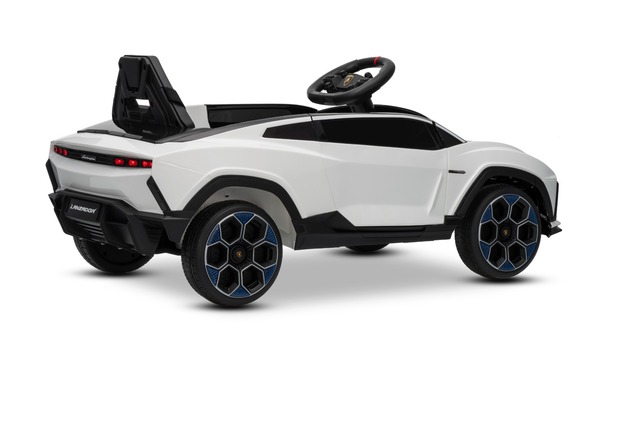 Electric Ride-on Car Lamborghini Lanzador 12V with rear-wheel drive, licensed (Single seater), white